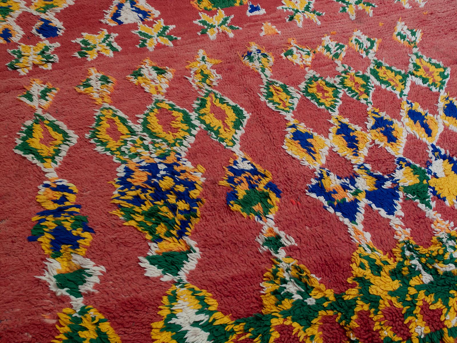 bright moroccan rug