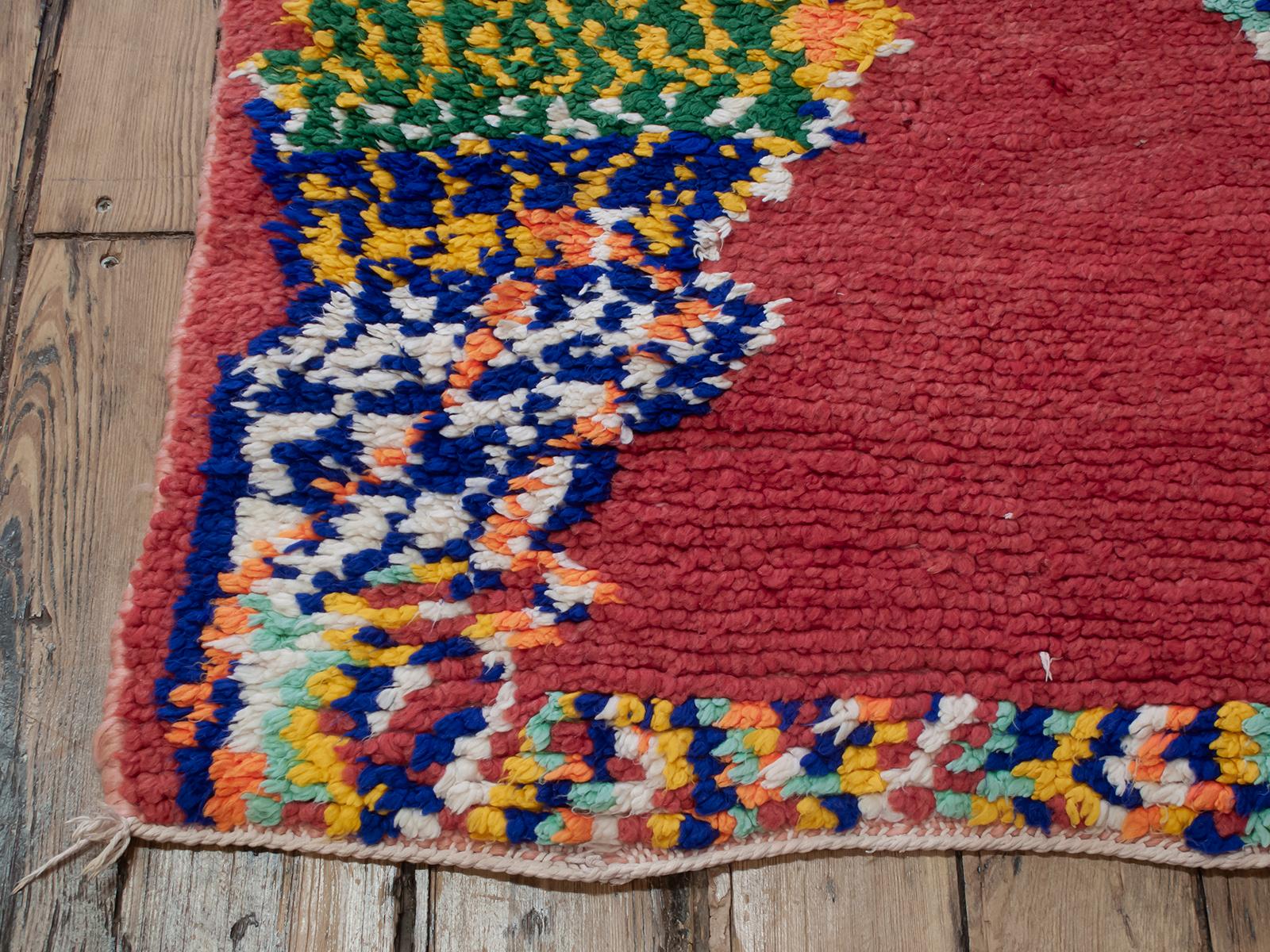 20th Century Bright Boujad Moroccan Rug 'DK-119-9' For Sale