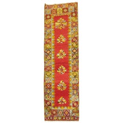 Bright Floral Turkish Runner