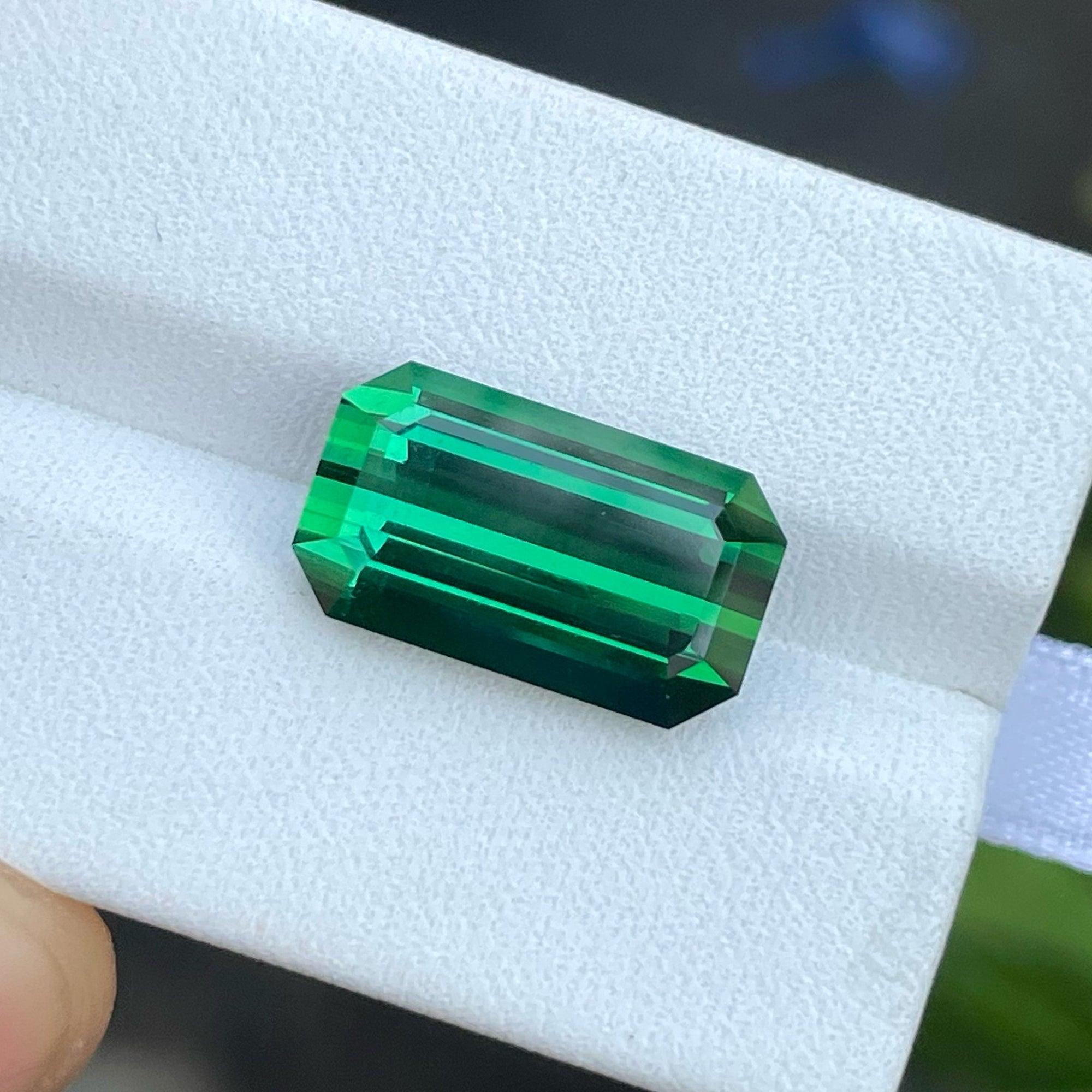bright green gemstone