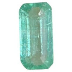 Bright Green Emerald 0.65ct Rare Loose Emerald Octagon Cut Natural Gem