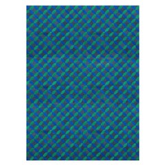 Bright Jewel Tones Customizable Aladdin Rectangle in Blue Large