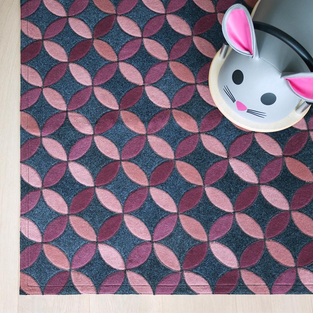 Bright Jewel Tones Anpassbare Aladdin Rechteckig in Rosa Groß (Art déco) im Angebot