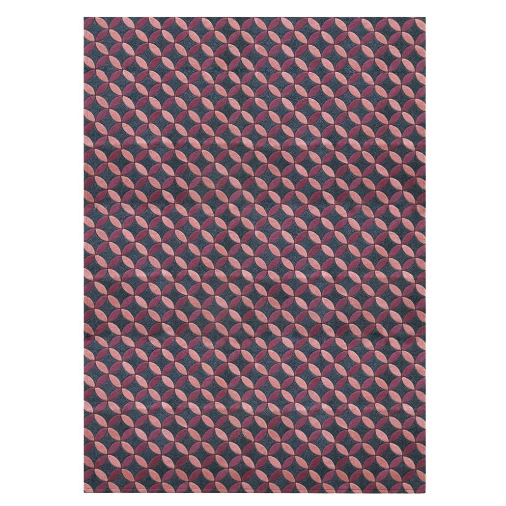 Aladdin rectangulaire personnalisable en tons de bijoux roses brillants