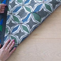 Bright Jewel Tones Customizable Aladdin Round in Blue Medium