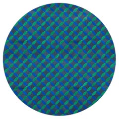 Bright Jewel Tones Customizable Aladdin Round in Blue X-Large