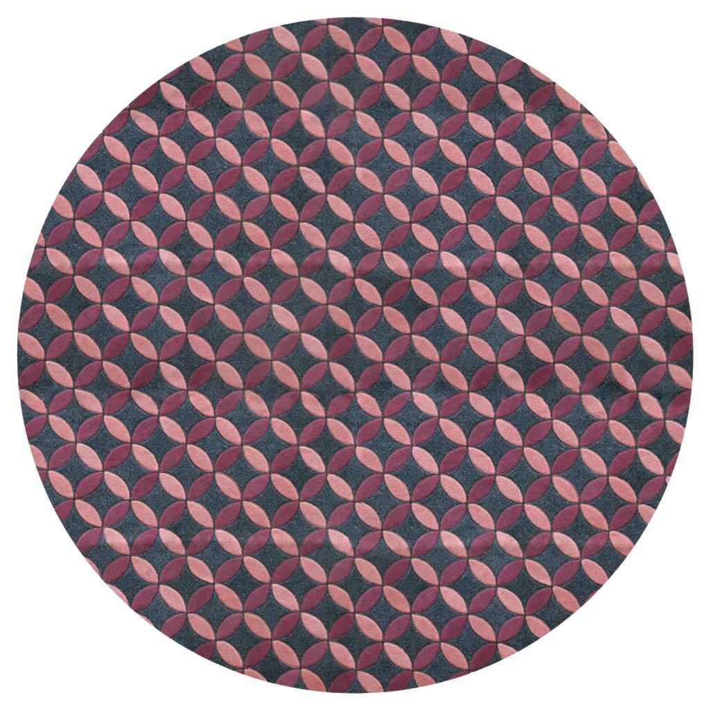 Bright Jewel Tones Customizable Aladdin Round in Pink X-Large