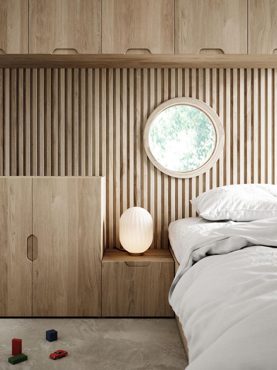 Post-Modern Bright Modeco + Table Lamp by Nordic Tales For Sale