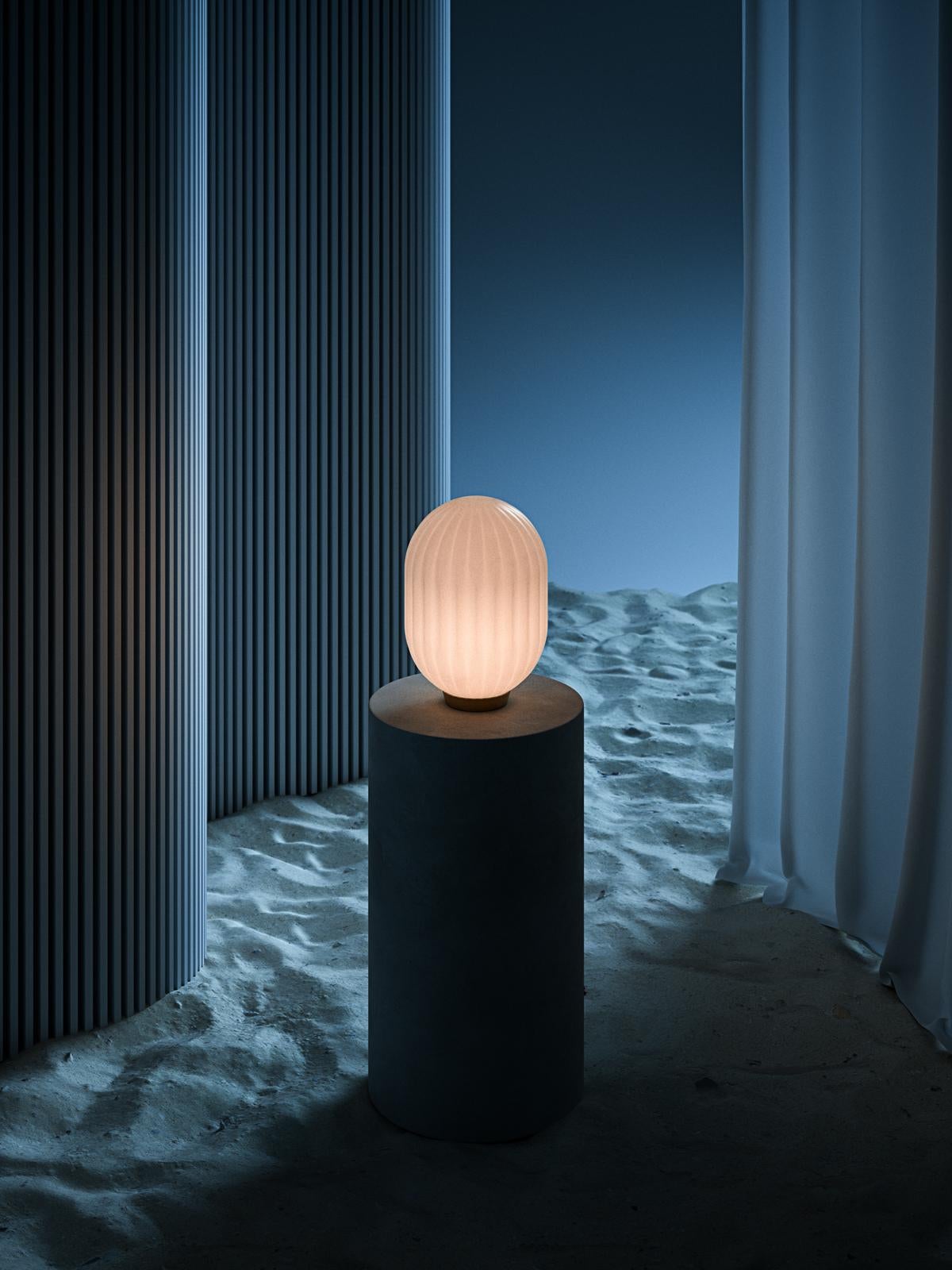 Danish Bright Modeco + Table Lamp by Nordic Tales For Sale