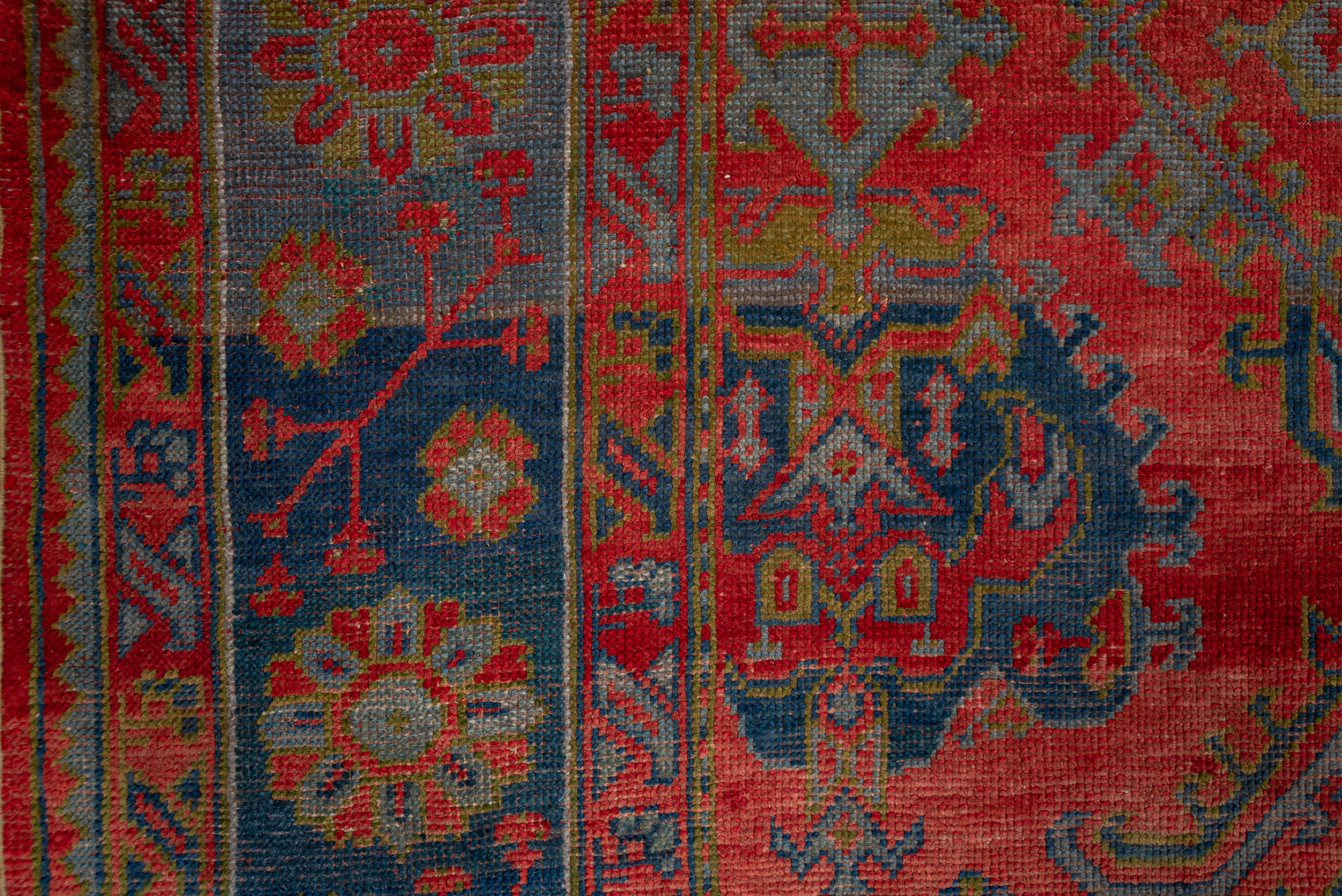 Bright Oversized Antique Oushak Carpet 1