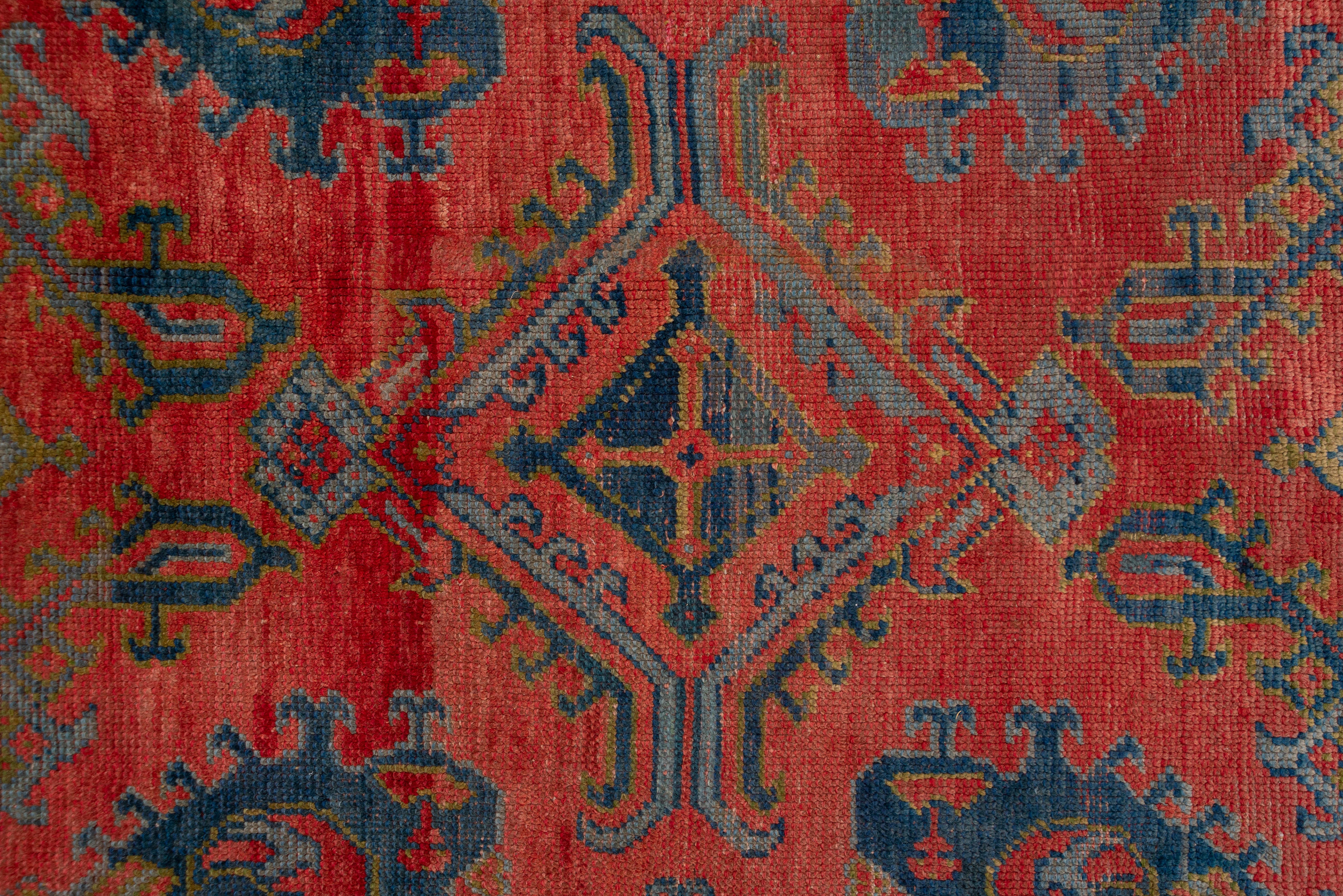 Bright Oversized Antique Oushak Carpet 2