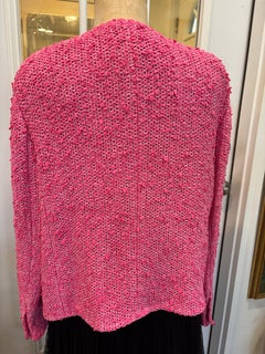 Bright Pink Chanel Blazer/Size 50/New with tags/2021 Spring