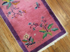 Bright Pink Chinese Art Deco