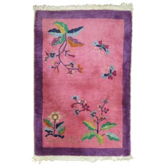 Bright Pink Chinese Art Deco