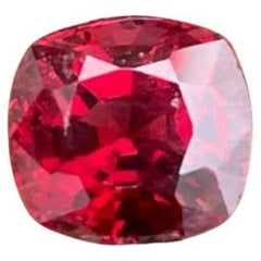 Bright Red Burmese Spinel 4.00 carats Cushion Cut Natural Loose Gemstone