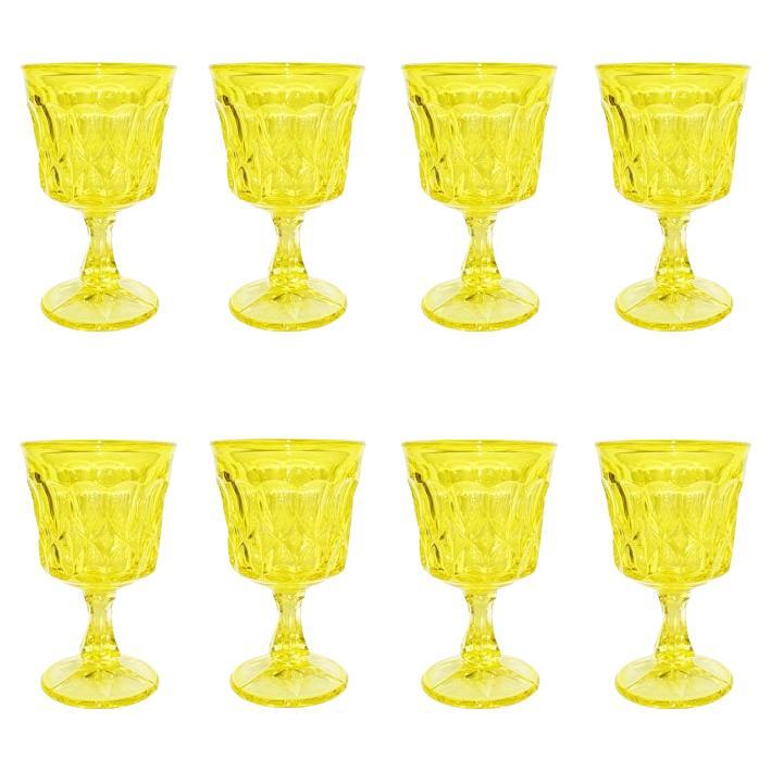 Set of HandPainted Pin Up Girl Drinking Glasses from the Estate of