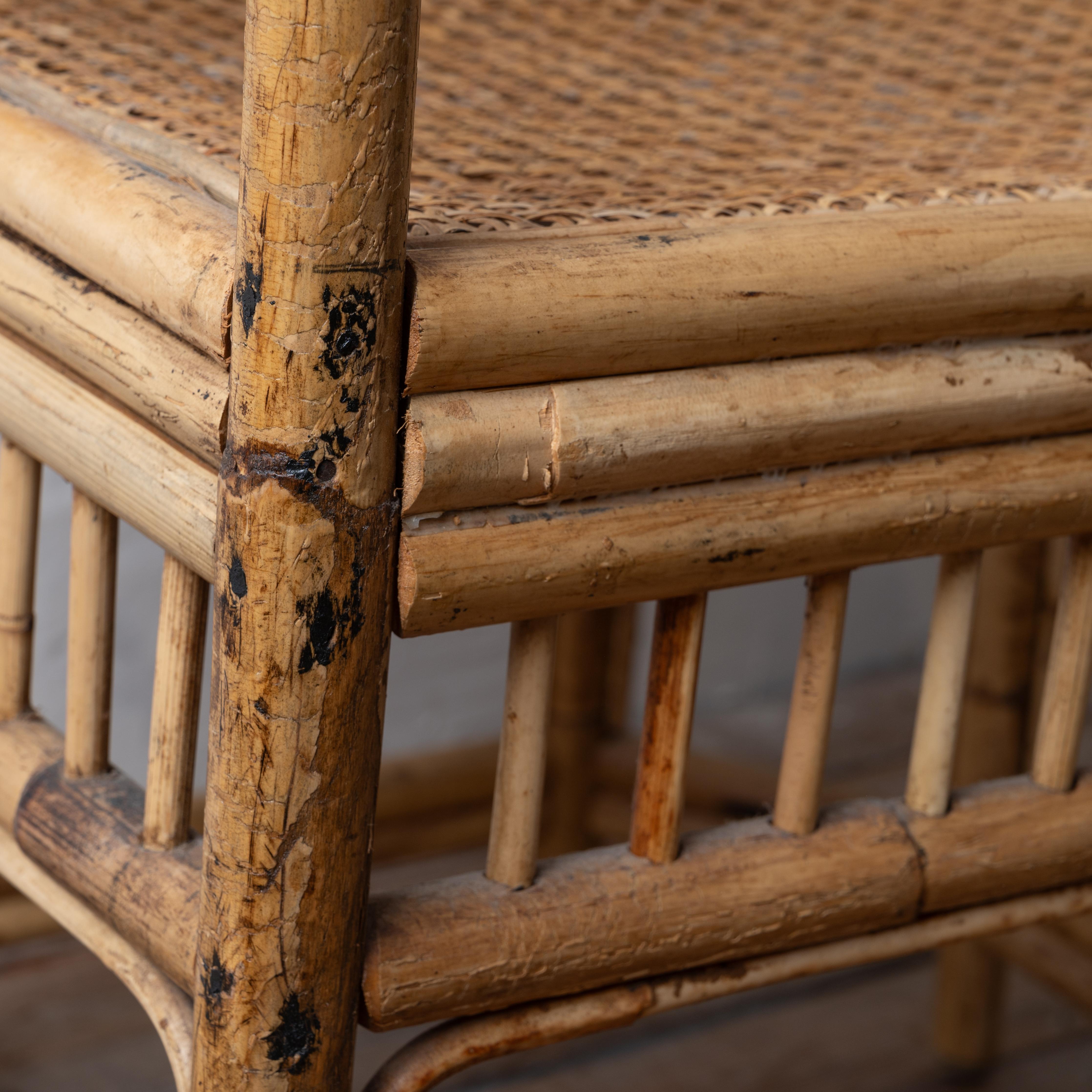 Silla Brighton de bambú en venta 7