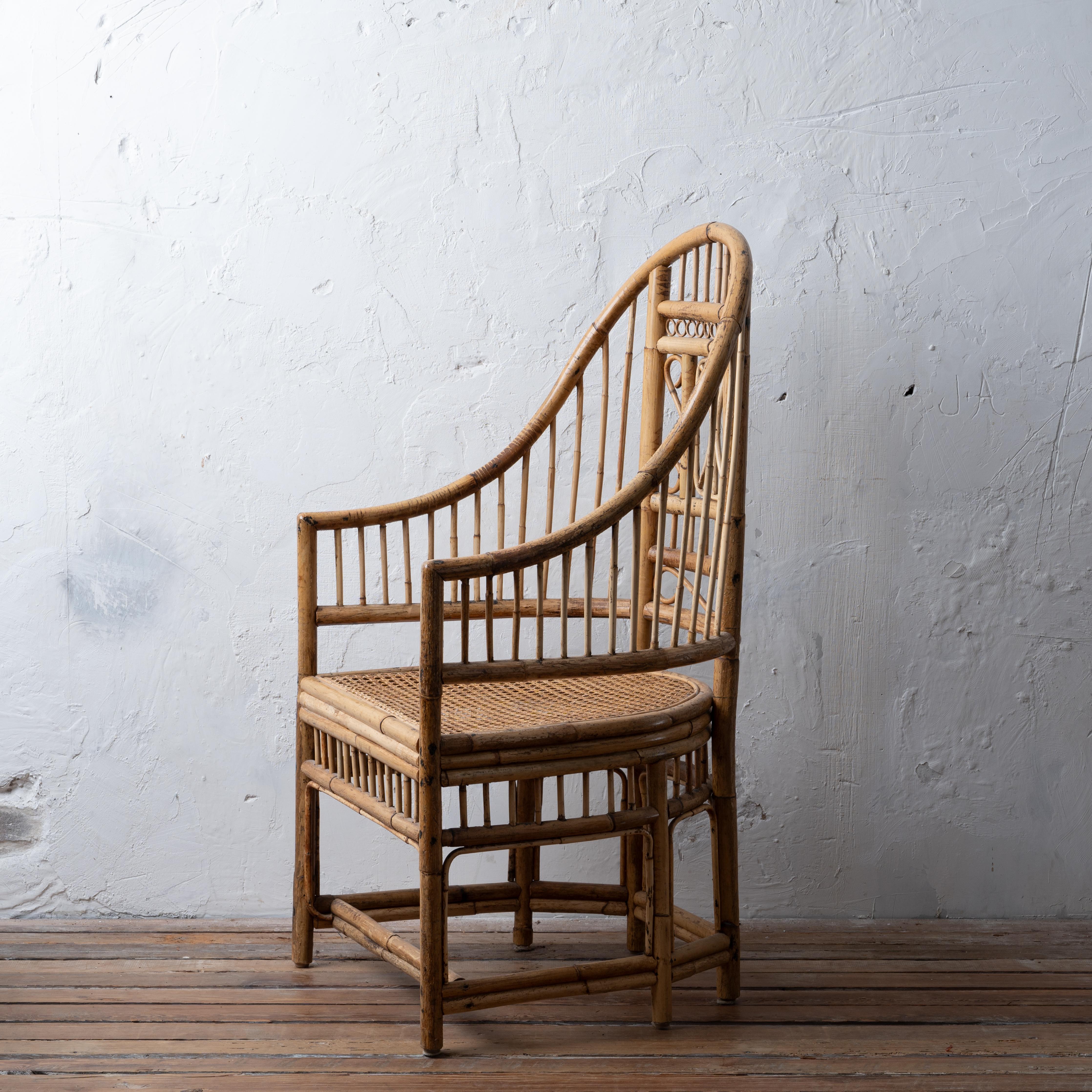 Silla Brighton de bambú en Bueno estado para la venta en Savannah, GA