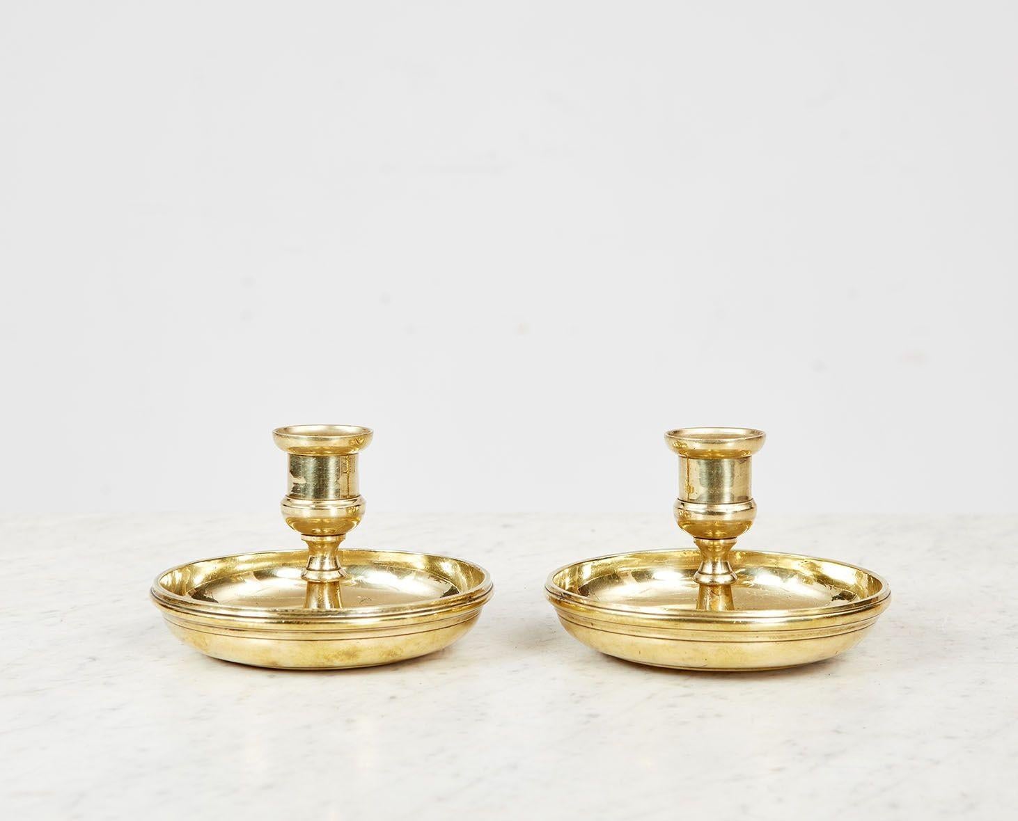 Mid-19th Century Brighton Bun Campaign Candlesticks For Sale