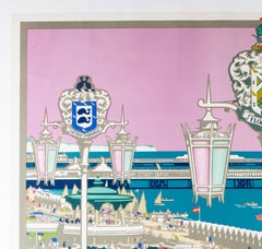 Brighton & Hove UK Rail Travel Poster, 1938, Kenneth Denton Shoesmith