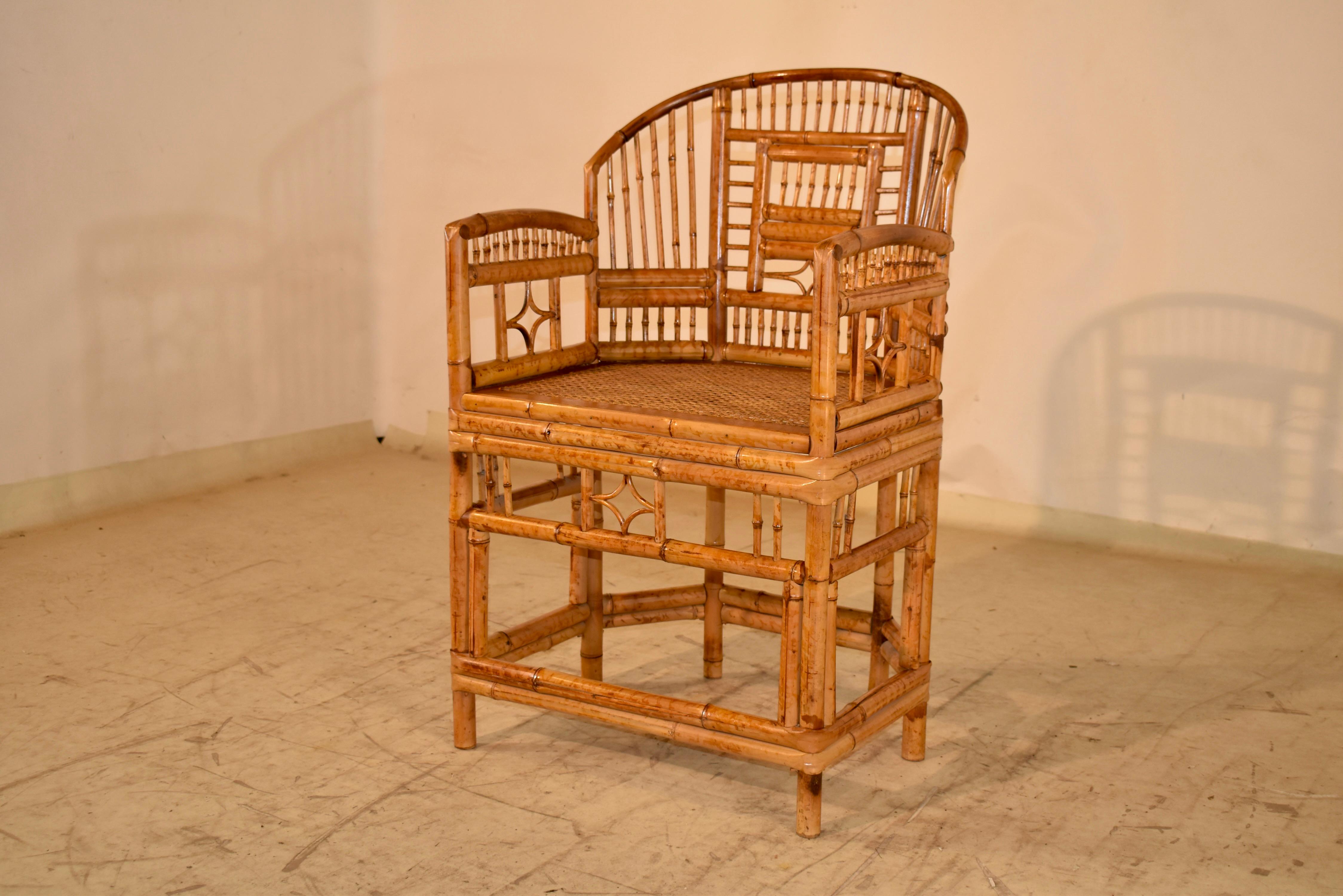 Brighton Pavilion Bamboo Arm Chair, Circa 1960 For Sale 2