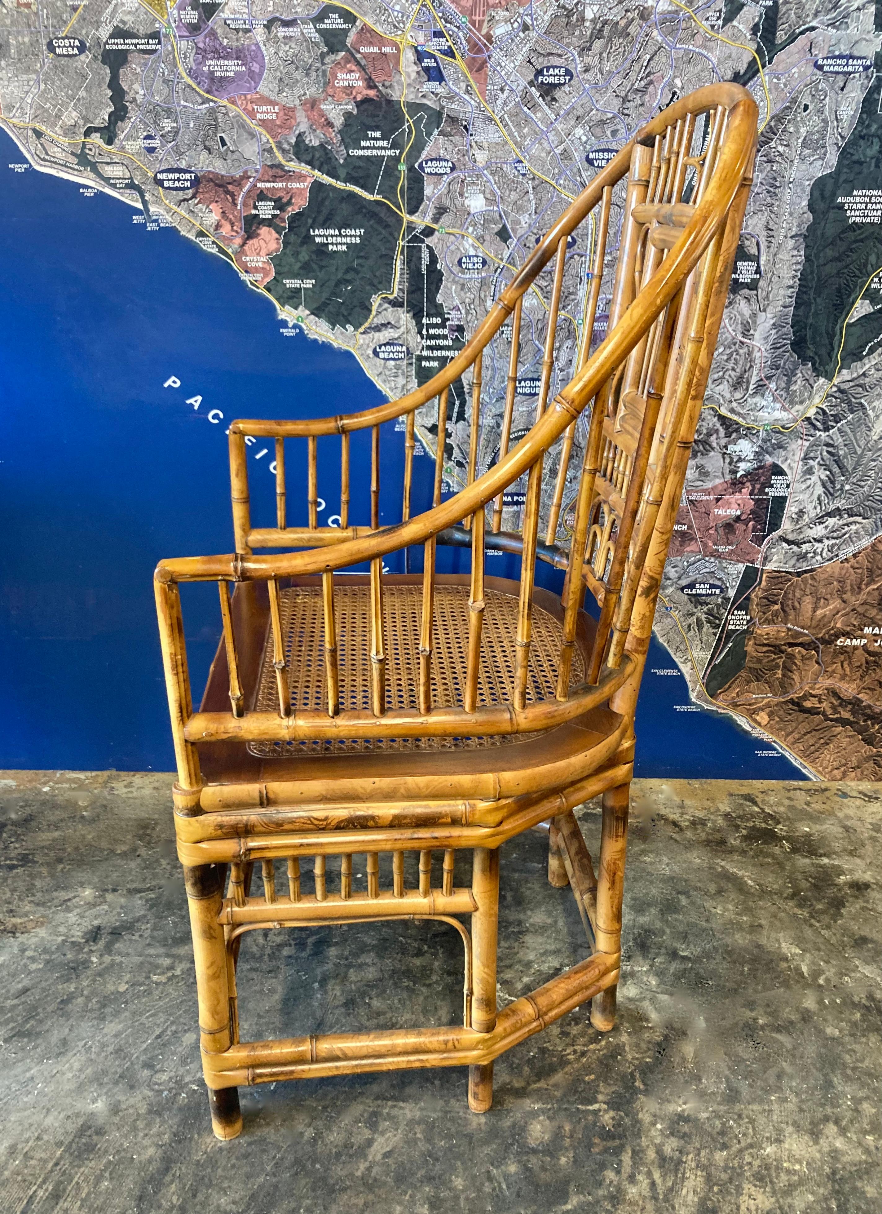 20th Century Brighton Pavilion Style Armchair For Sale