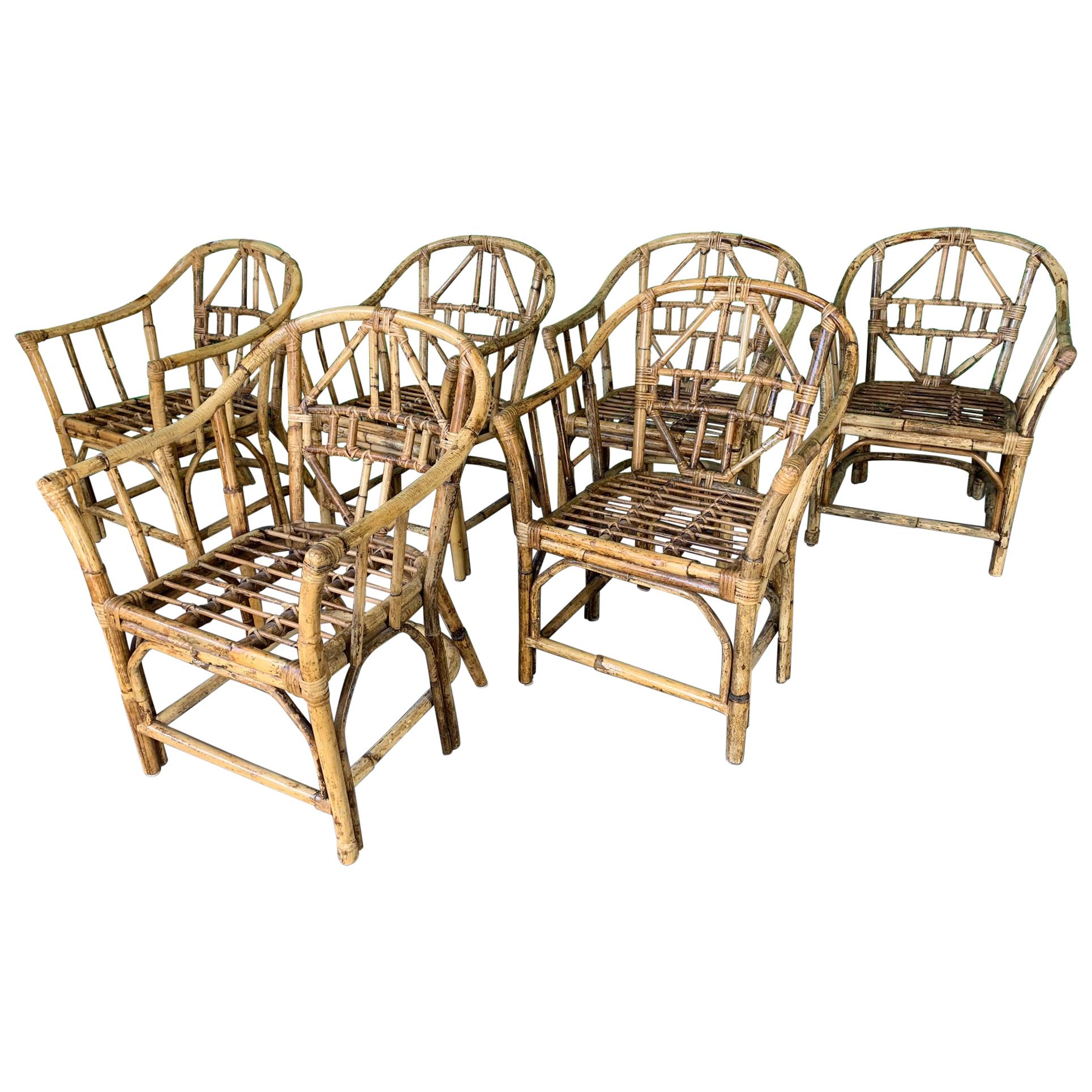 Brighton Pavilion Style Dining Chairs - Set of 6