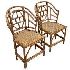 Brighton Pavilion Style Rattan-Esszimmer-Sessel