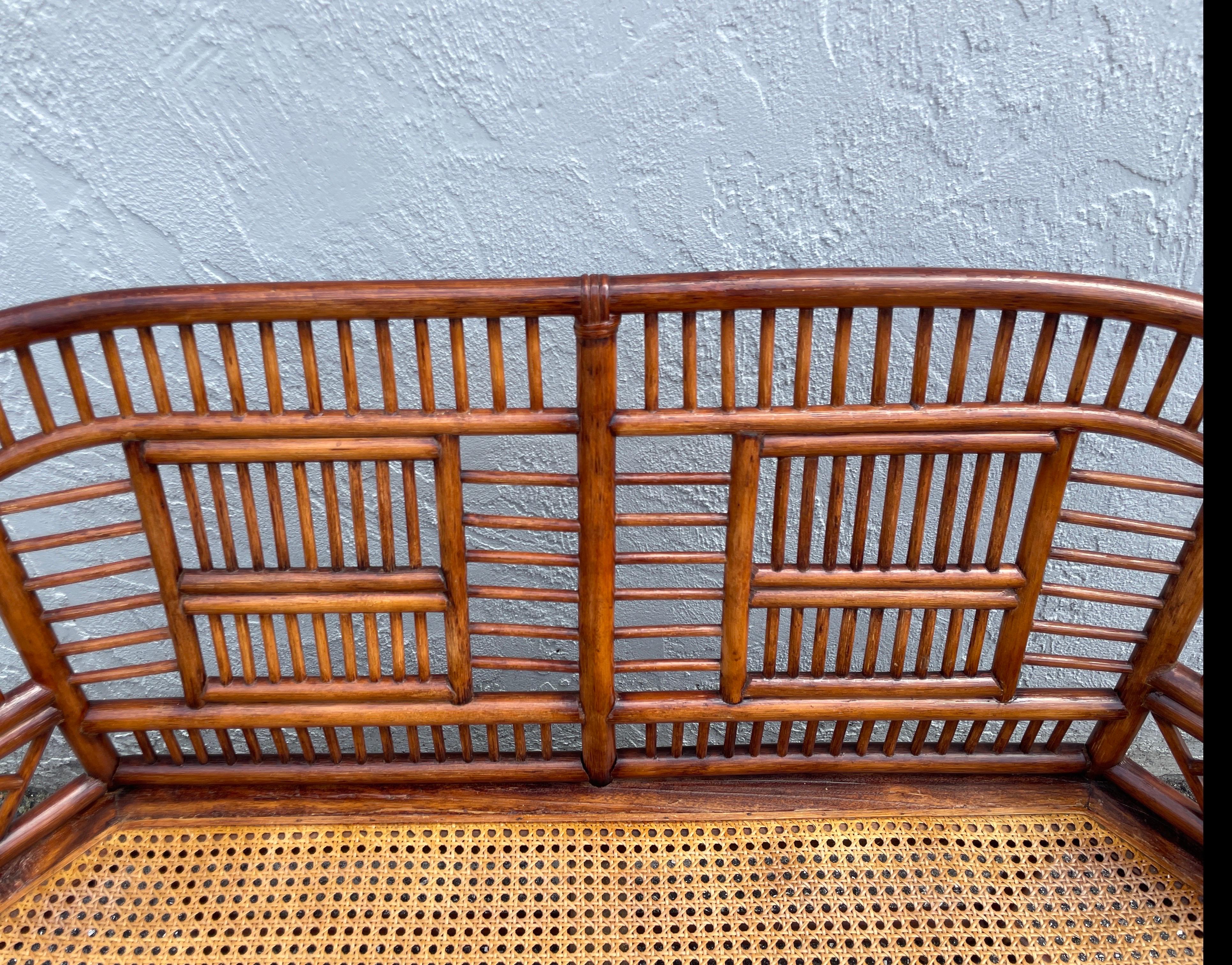 Sillón Brighton Pavillion Bambú Quemado Filipino en venta