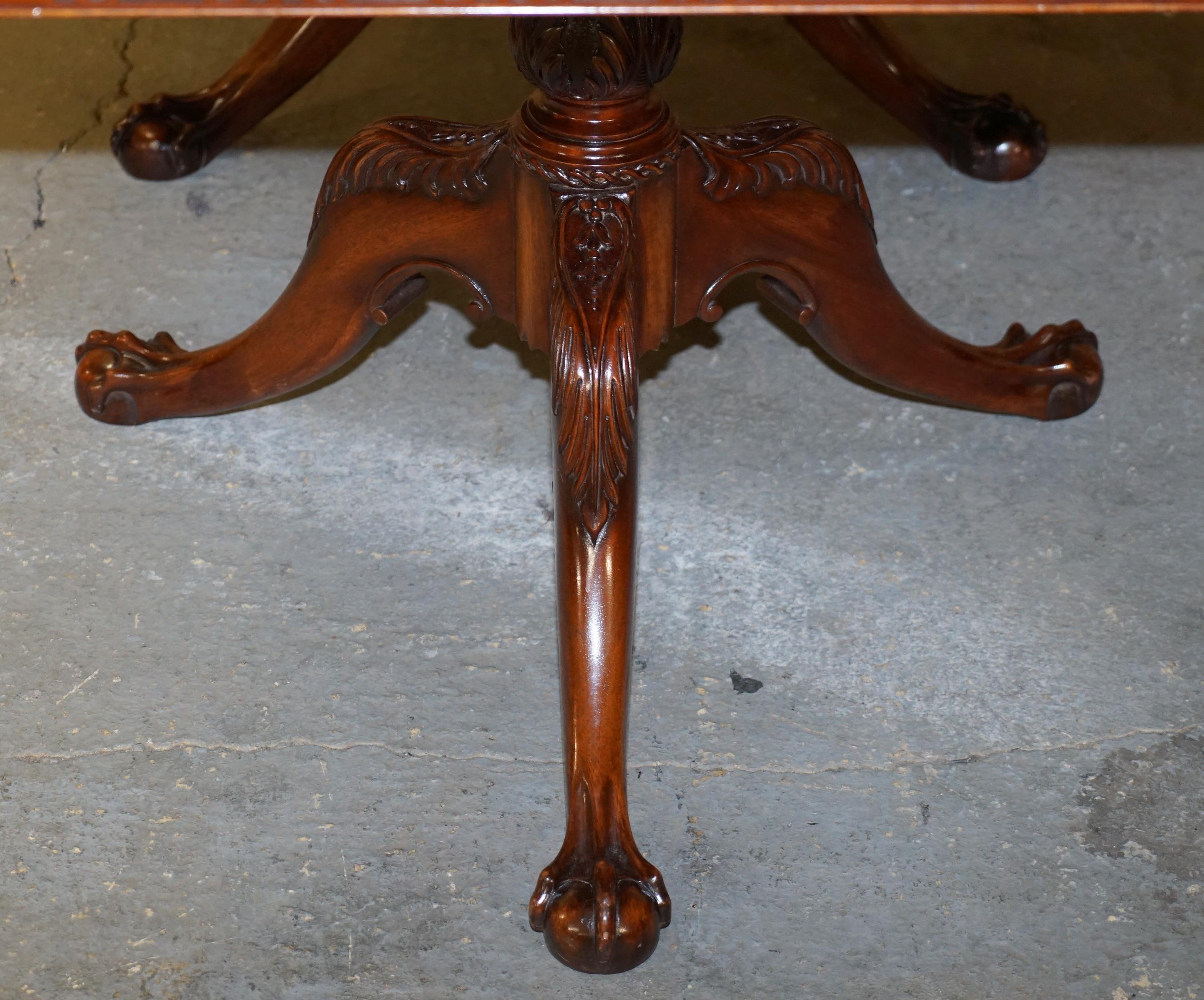  Brights of Nettlebed Chippendale Claw & Ball Extending Mahogany Dining Table 5