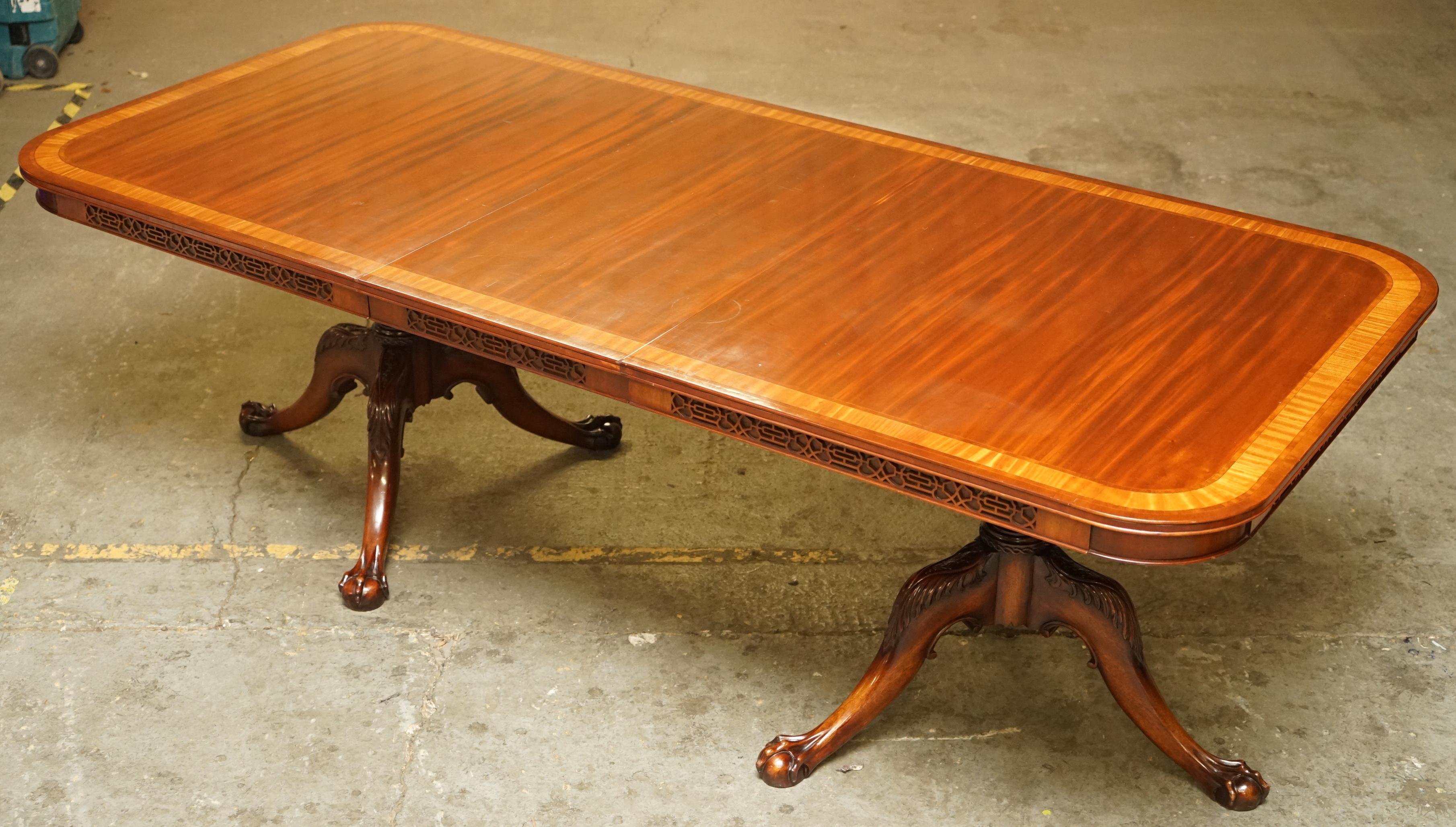  Brights of Nettlebed Chippendale Claw & Ball Extending Mahogany Dining Table 8