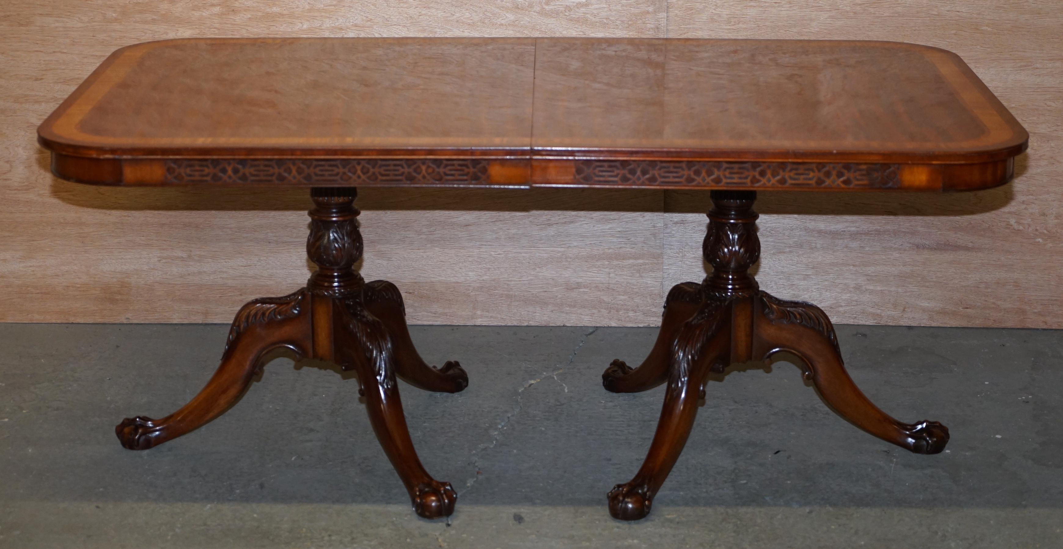 Wimbledon-Furniture

Wimbledon-Furniture is delighted to offer for sale this lovely hand made in England Thomas Chippendale style Brights of Nettlebed RRP £10,500 extending dining table with claw & ball pedestal bases

Please note the delivery