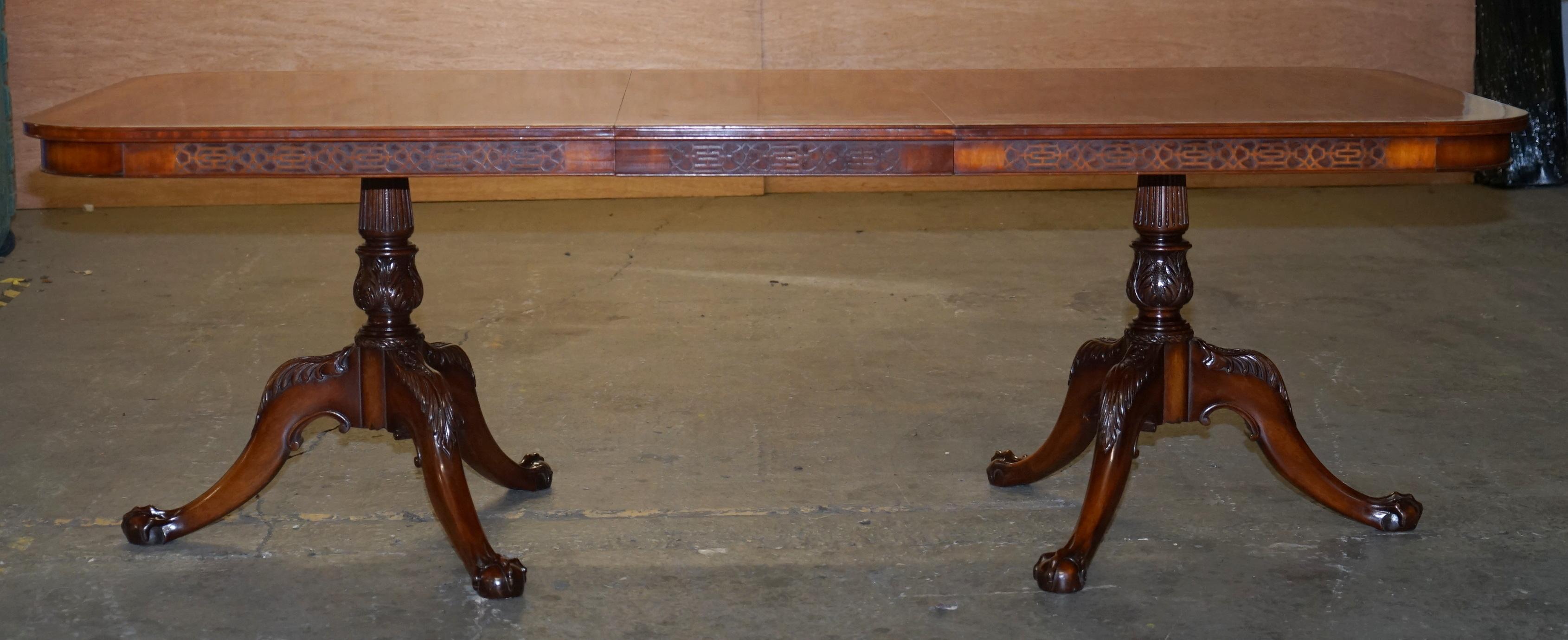  Brights of Nettlebed Chippendale Claw & Ball Extending Mahogany Dining Table 14