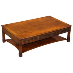Vintage Brights of Nettlebed Double Sided Coffee Cocktail Table in Burr Walnut