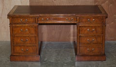 Brights of Nettlebed Double Sided Inverted Breakfront Pedestal Desk
