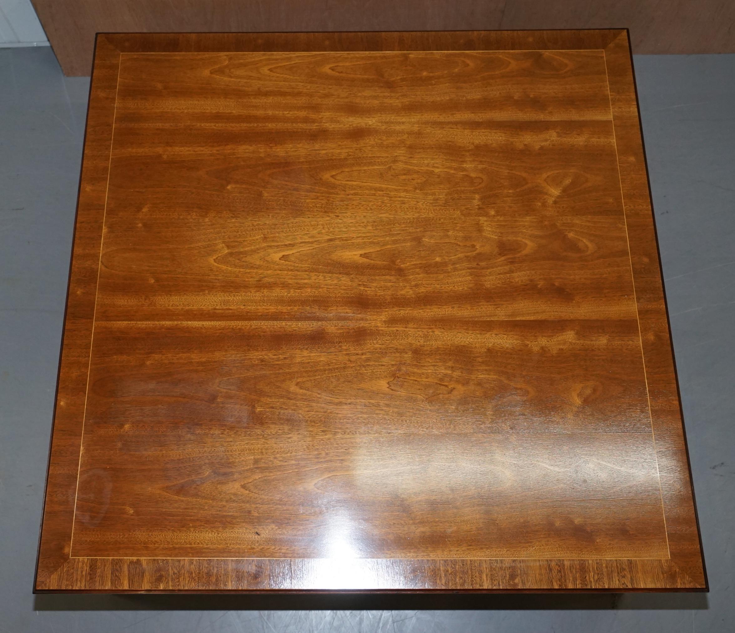 Modern Brights of Nettlebed Very Large Four-Sided Coffee Table in Mahogany