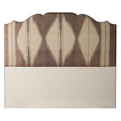 Brigid Headboard in Rare Textile of a 1980s Kurdish Twill Wool Shawl