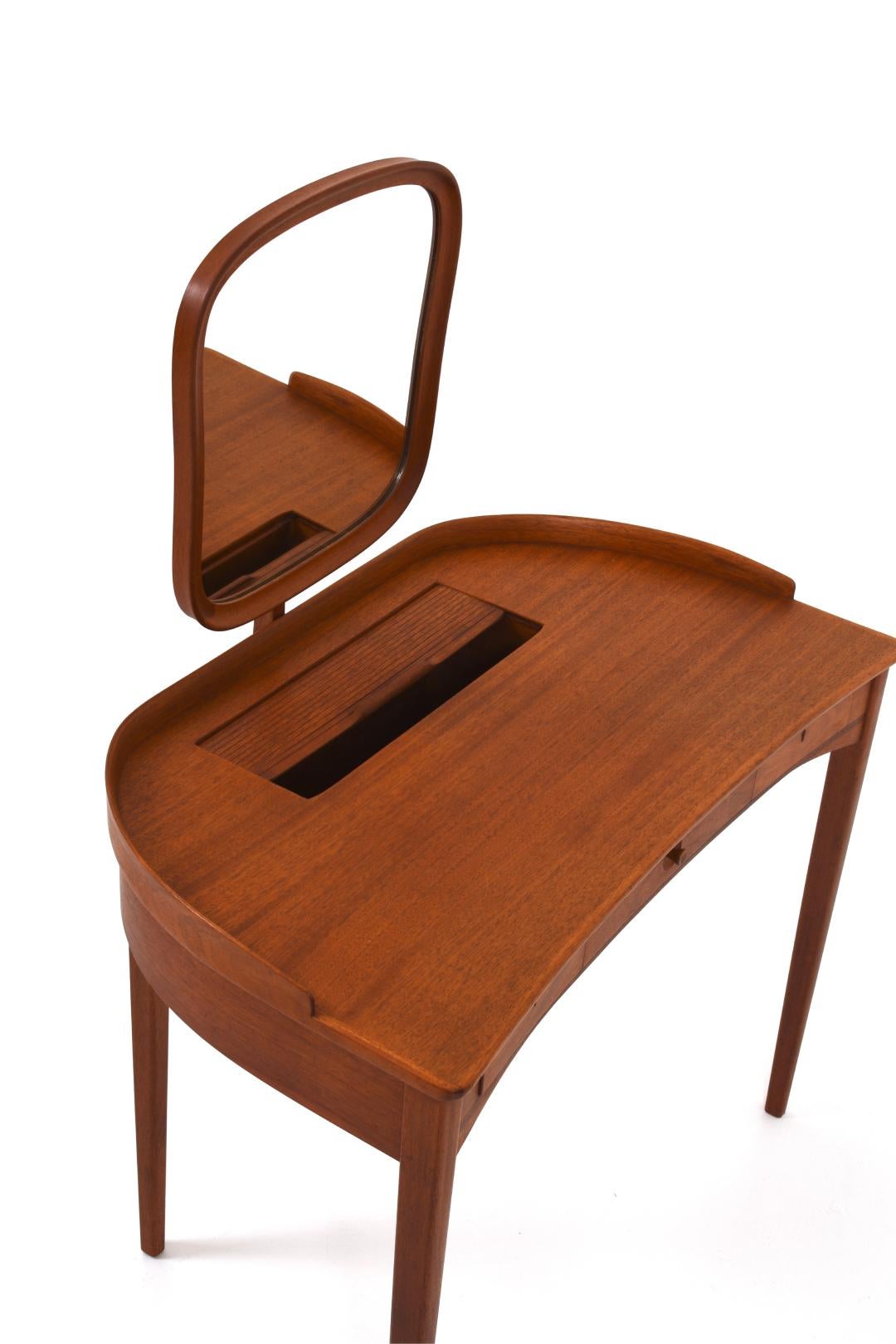 Teak Brigitta Dressing Table by Carl Malmsten for Bodafors
