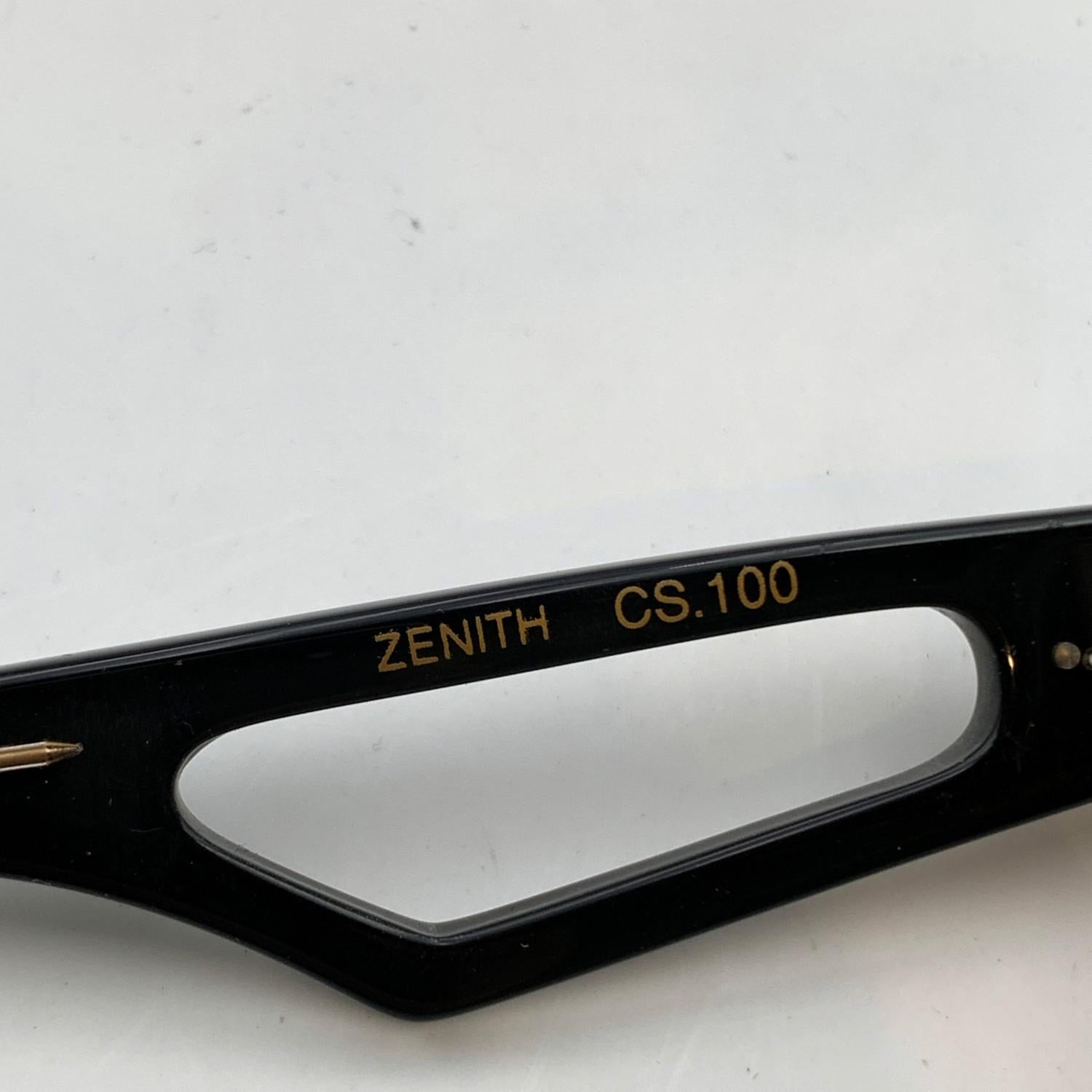 Brown Brigitte Bardot Vintage 70s Mint Shield Sunglasses Mod. Zenith CS 100