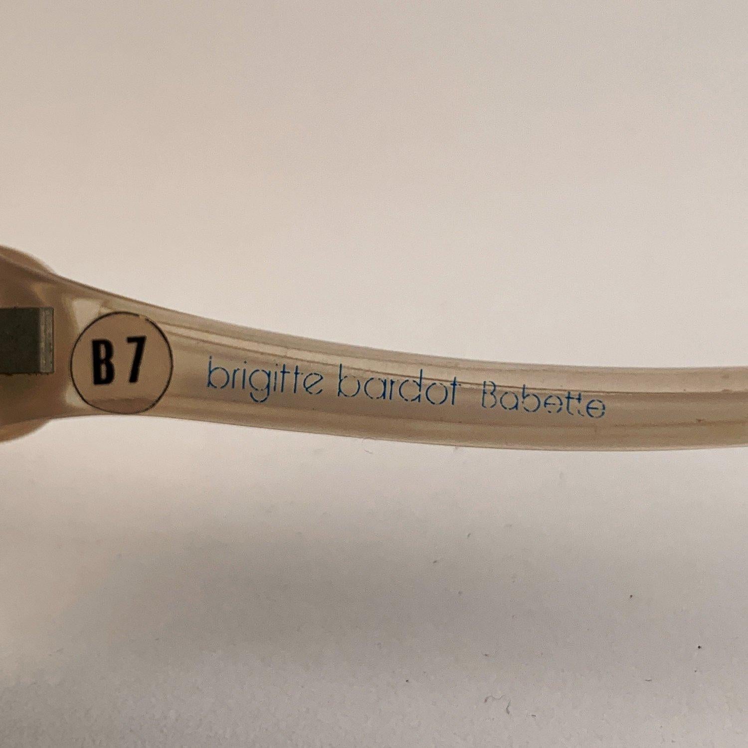 Brigitte Bardot VIntage Oversized Womens Mint Sunglasses B7 Babette 1