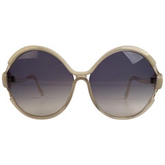 Brigitte Bardot - Lunettes de soleil vintage surdimensionnées couleur menthe B7 Babette pour femme