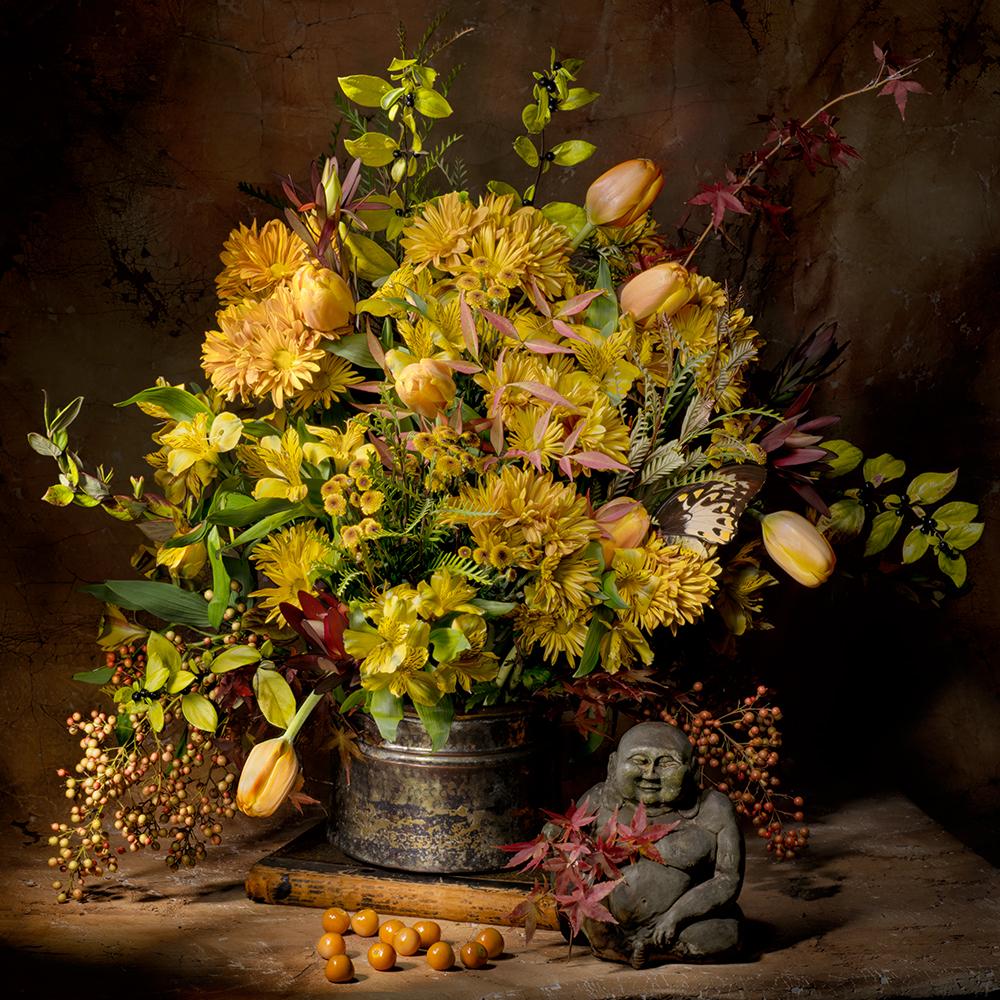 Brigitte Carnochan Color Photograph - Gallery Flowers