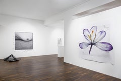 We passed the setting sun, Collage – Brigitte Lustenberger, Collage, Flower, Art