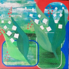 French Contemporary Art By Brigitte Mathé - Bouquet Printanier 7