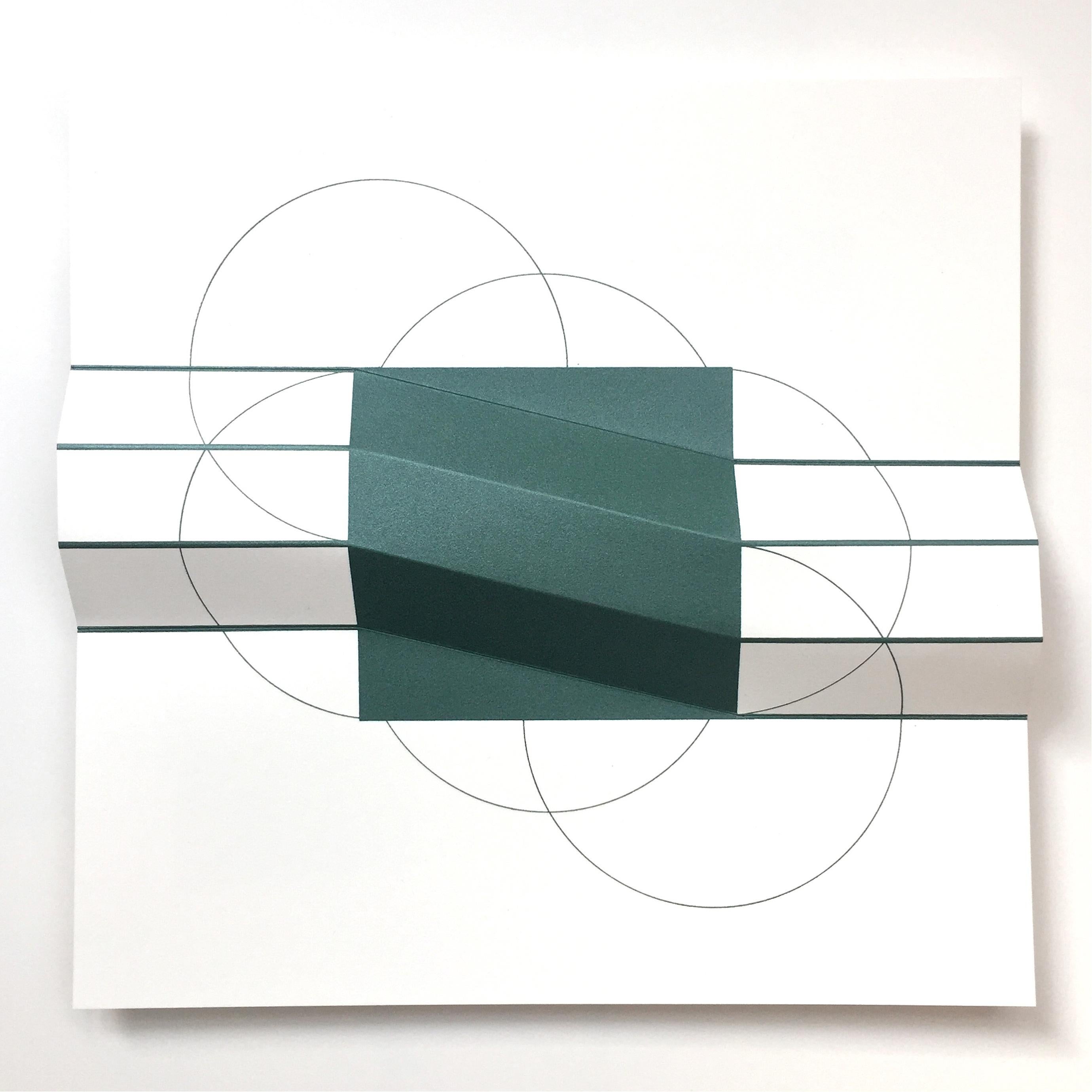 Brigitte Parusel, Spatial Hybrid 3, 2018, Folded Screenprint, Minimalism 2