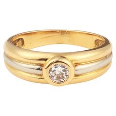 Brillant Diamond 18 Carat Yellow Gold Ring