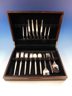 Brillante von Celsa Mexico Sterling Silber Besteck Set Service 26 Stück Modern