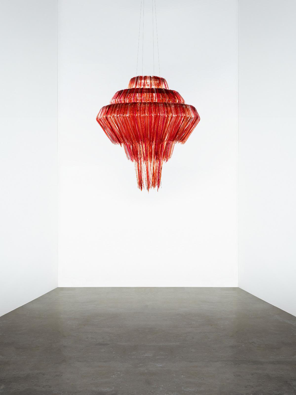 Brilli Chandelier, handmade in methacrylate by Jacopo Foggini.
Each piece is customizable in term of size and colour.

Jacopo Foggini, born in Turin, lives and works in Milan, his adopted city. Since he was a child, he showed a strong interest in