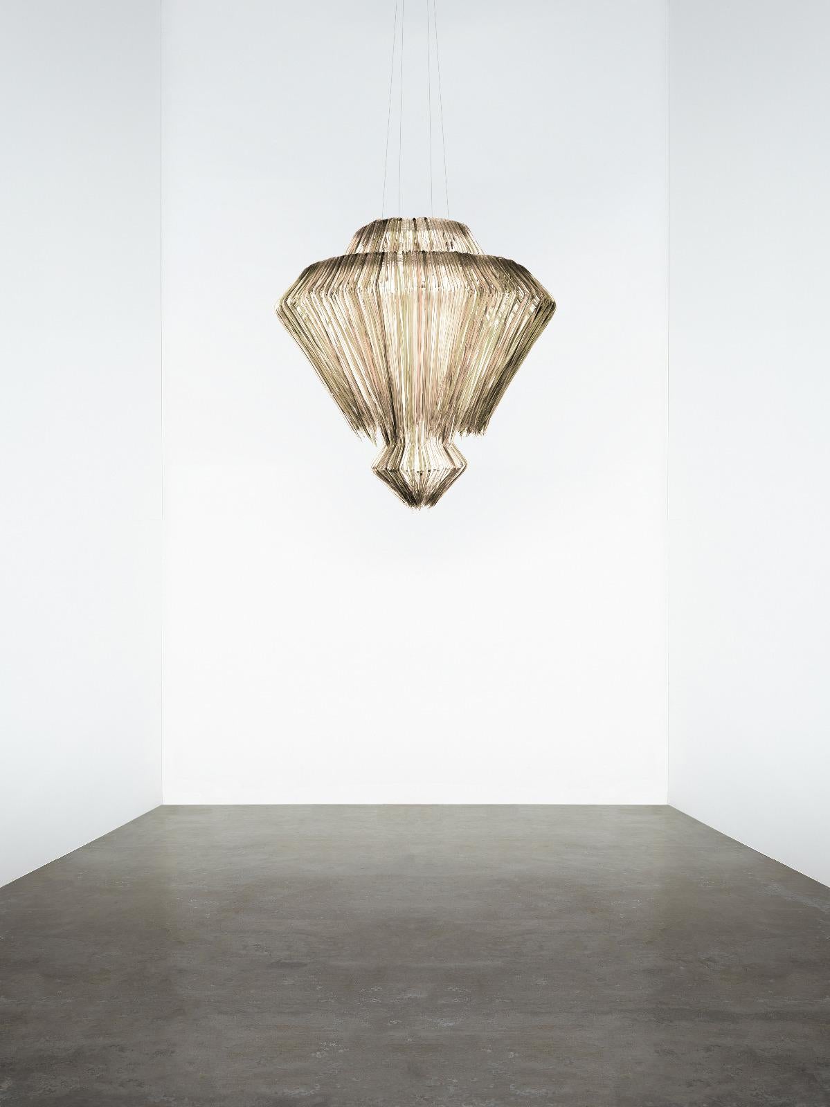 Brilli Chandelier, handmade in methacrylate by Jacopo Foggini.
Each piece is customizable in term of size and colour.

Jacopo Foggini, born in Turin, lives and works in Milan, his adopted city. Since he was a child, he showed a strong interest in