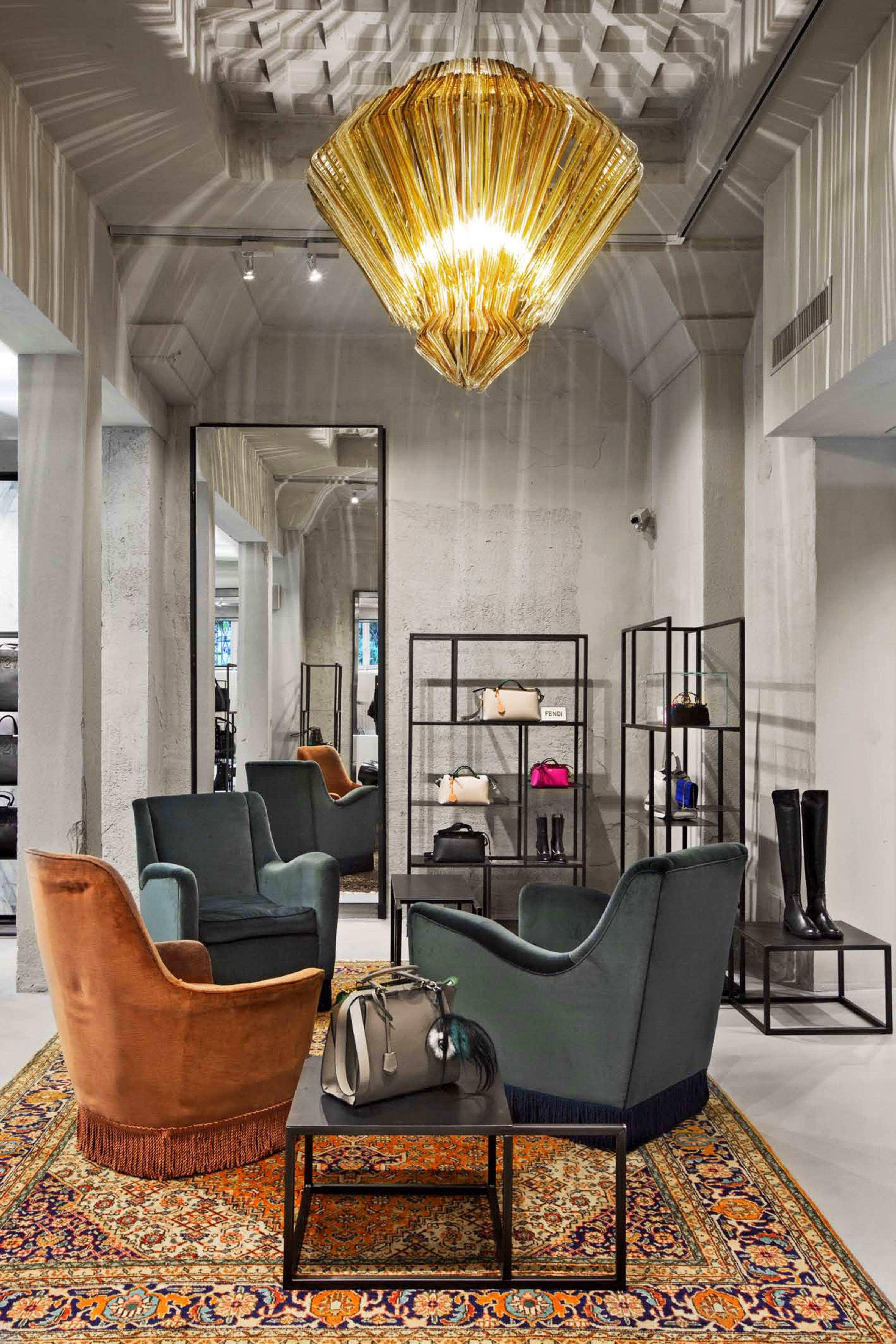 Italian Brilli Chandelier mod. F in vendita